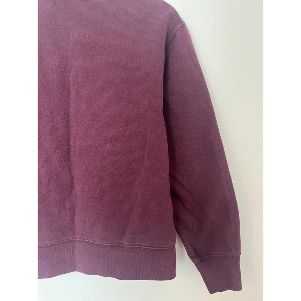 Levis Red Tab Burgundy Crewneck Sweatshirt Pullover Embroidered Logo‎ Medium